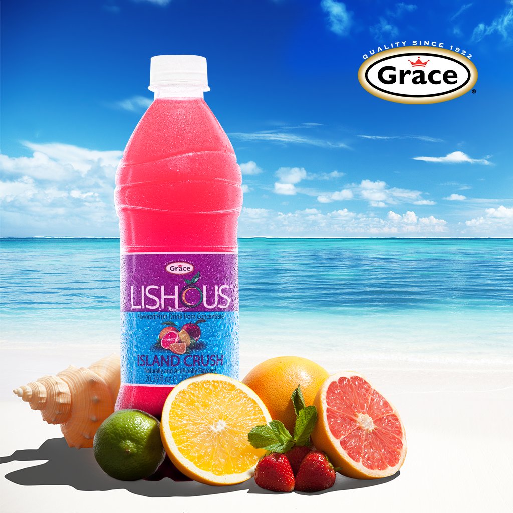gracefoods's tweet photo. One of the best things about living this island life? The flavour! Lishous Island Crush takes you to the beach with each sip #LiveToExpress https://t.co/m17FDAe4dY