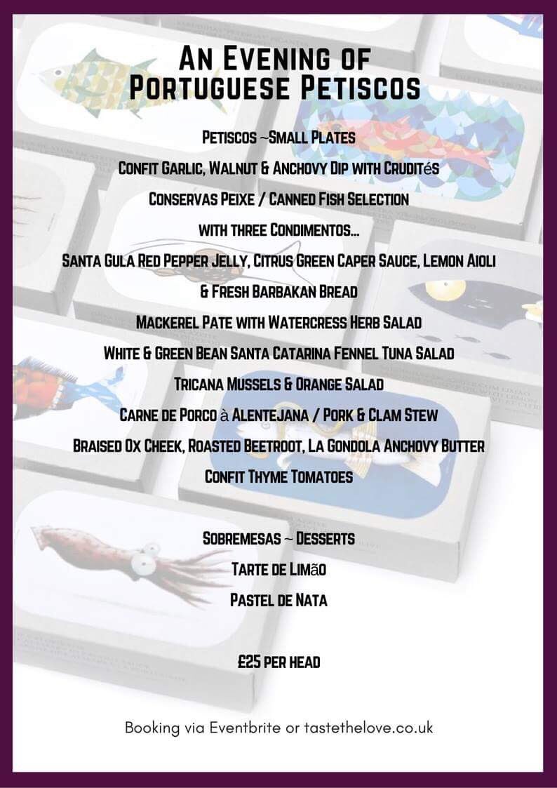 thesardinistas's tweet photo. @mattyfwhite Hope you can make my first ever Kitchen Takeover with @Tastethelovemcr 31st July @palatechorlton here's all the info... 🇵🇹🌶🐟 https://t.co/i2qvaDMmHi