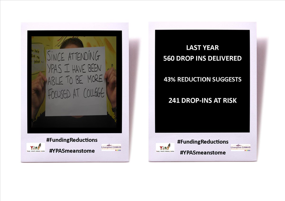 YPASLiverpool's tweet image. Please retweet to support the #mentalhealth of #Liverpool children &amp;amp; families. #FundingReductions #YPASmeanstome uk.virginmoneygiving.com/charity-web/ch…