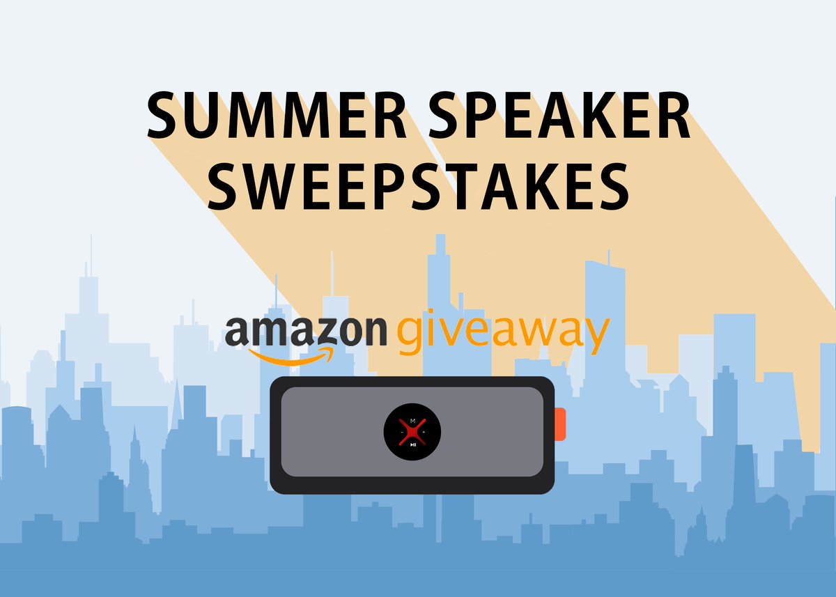 Check out the Way Eze Summer Speaker Sweepstakes! Just click the link below to visit the official sweepstakes page:
giveaway.amazon.com/p/0a887b38a2d2…
