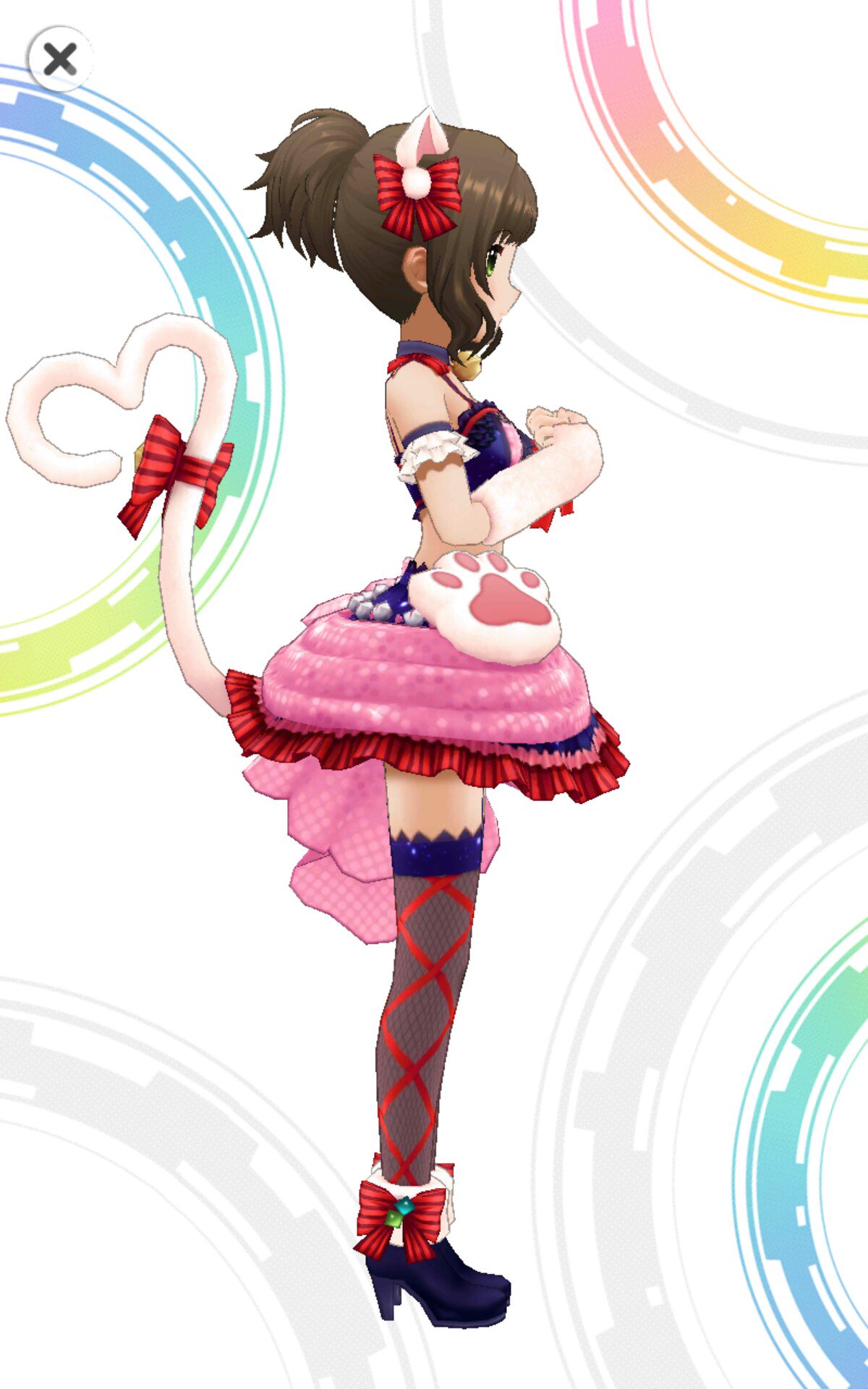 コッペパン３号 限定ssrみくにゃんと恒常ssrみくにゃん比較 その１ デレマス デレステ 前川みく 前川みくスクショ部 シンデレラフェス