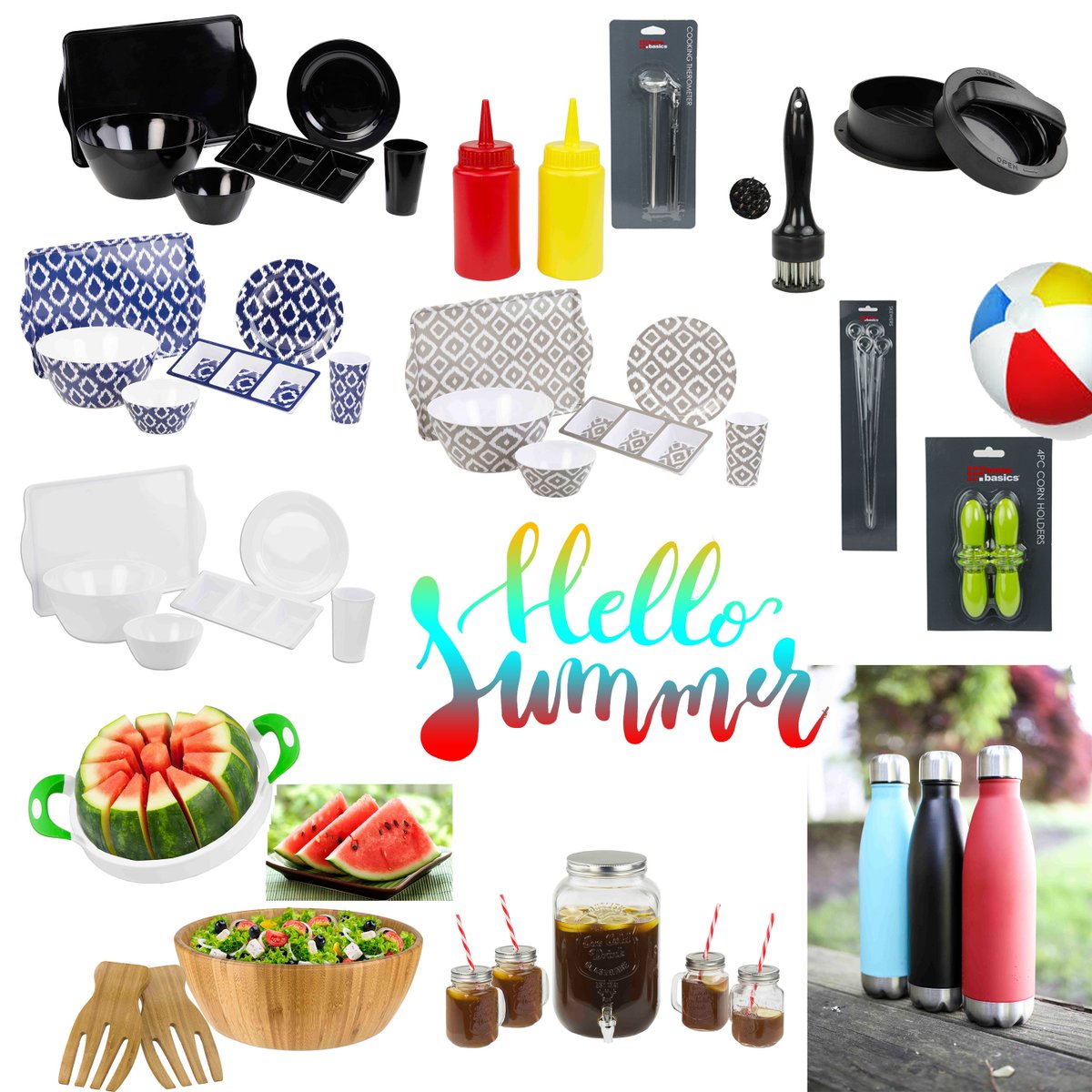 HDStradingcorp's tweet photo. When the weather warms and your parties move outdoors, let our Home Basics® brand take care of all the accessories for the perfect BBQ! https://t.co/9WGH1VLkGD