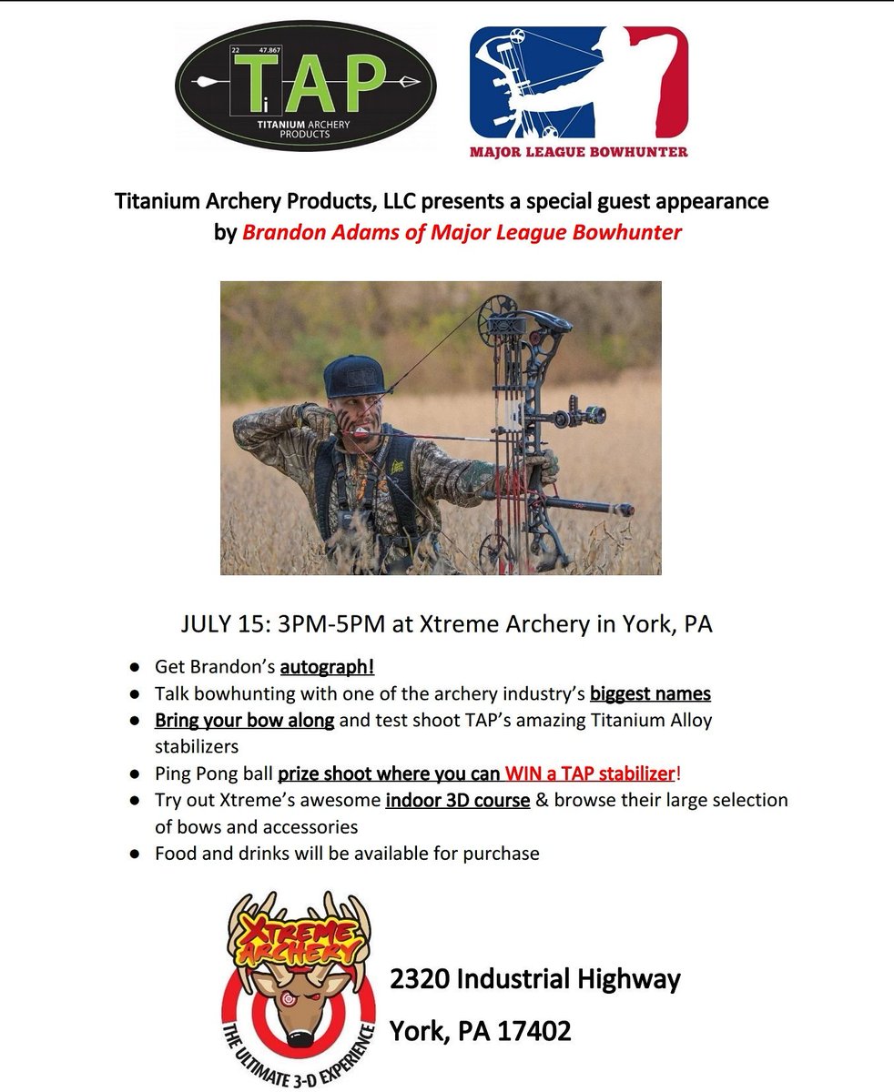 Titanium Archery Products - TAP tweet media