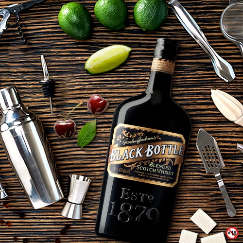 Take on the challenge and dare to create something magical with Black Bottle