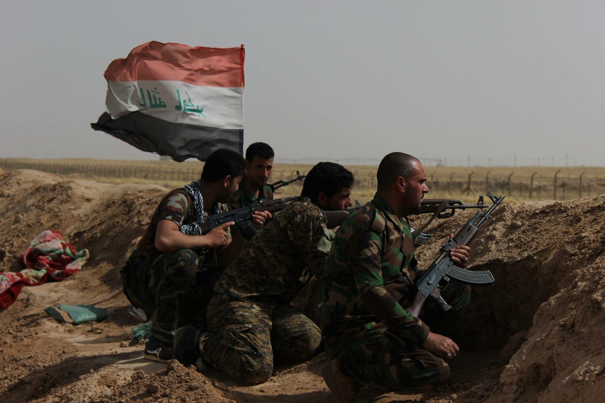 IraqiSecurity's tweet photo. Thousands of Iraqi soldiers sacrificed their lives for Tikrit, Baiji, Ramadi, Fallujah and Mosul. They will live forever in these victories. https://t.co/vVeyi5wLM8