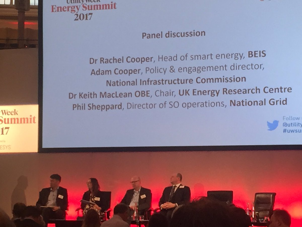 Great panel discussion at Utility Week Energy Summit in London #uwsummit