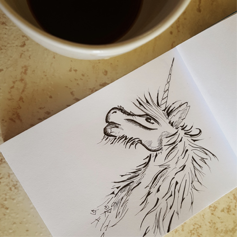 urbantolerance's tweet photo. After 3 coffees I start seeing #unicorns. https://t.co/KR9Pw47TGy