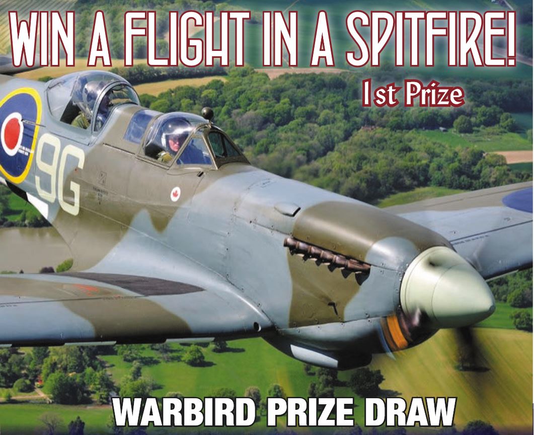 Find us <a href="/fosgoodwood/">Goodwood FOS</a> near the Jaguar and Army stands. Buy tickets for a chance to win a flight in a Spitfire!