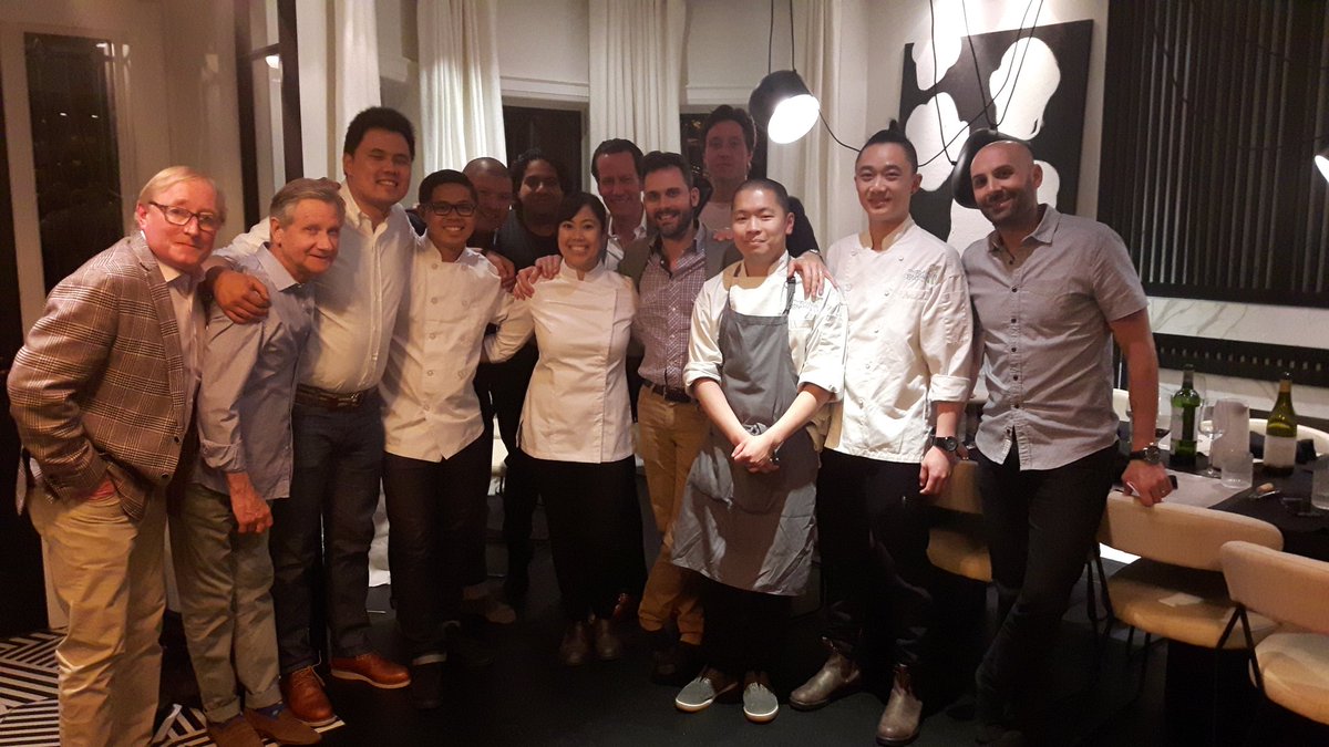 CantineBar's tweet image. Dinner with Moez beautiful creations by Bruce and Stephanie from Roselle