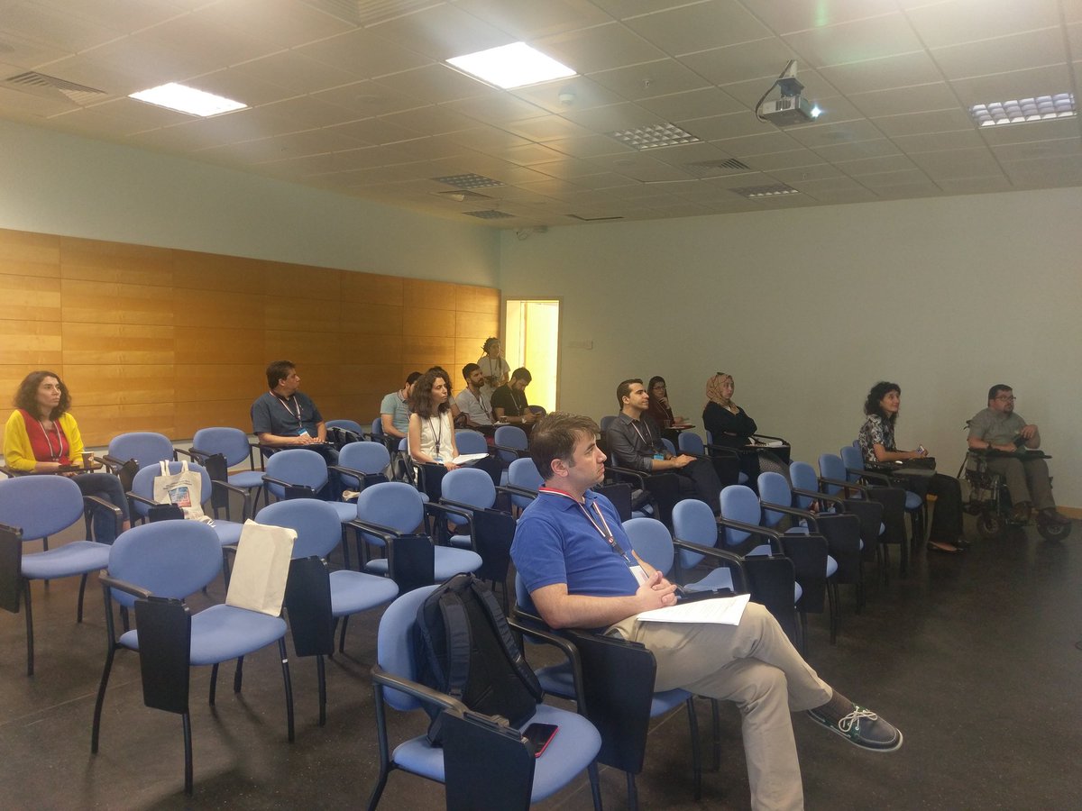 yaydinson's tweet photo. DAY 2 of #hibit2017 selected talks by Erdem Turk (Muğla SKU) and Ahmet Efe Köseoglu (Ege U) https://t.co/16DI3hspOz