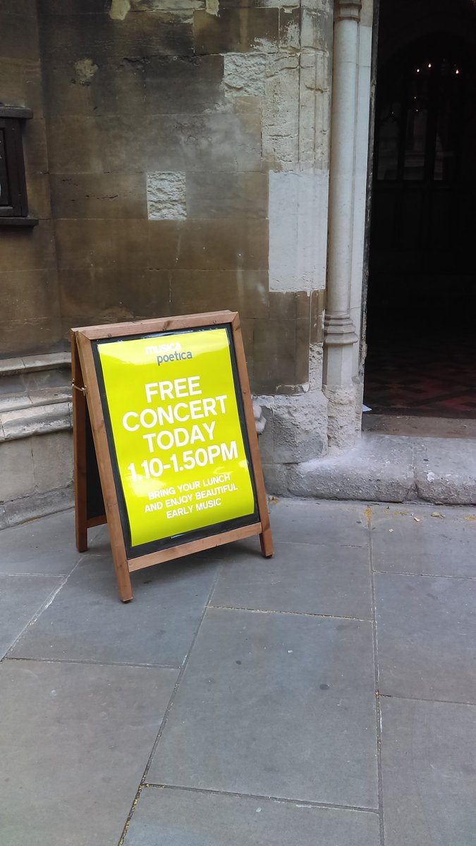 muspoetica's tweet photo. Final preparations for our concert today @StSepulchres #TunderWorld https://t.co/ZzYiLu7YhC
