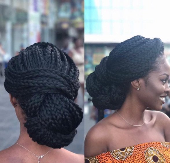 EnviiriSalpp's tweet photo. Elegant and simple way to style your braids.
#Enviirisalon #braids #hairstyles #braidsupdo #easystyling #hairtips https://t.co/jUYpKNXcNC