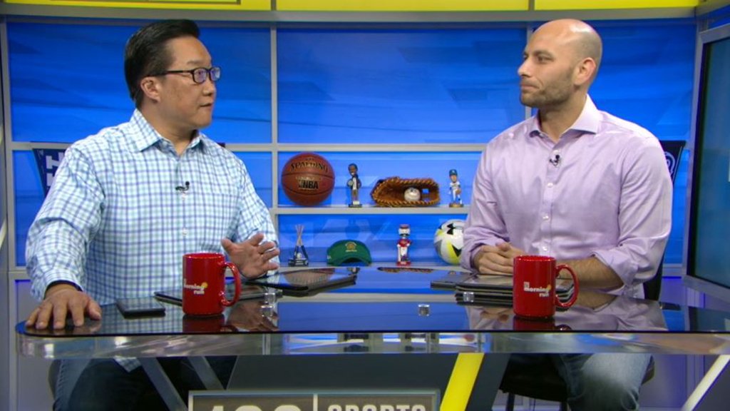 Stadium's tweet photo. We’re talking CP3 to Houston, Knicks free agency, #AllRise and MORE on the #120MorningRun. Watch LIVE – https://t.co/rLcygqbAPH! https://t.co/WjAtB4Dz6h