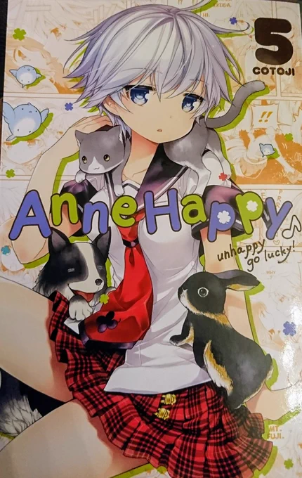 あんハピ♪英語版の5巻届きました〜('▽`) この噛み方いい…! 
