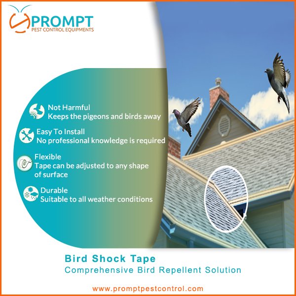promptpestequip's tweet photo. Bird Shock Tape
Ultimate Solution for Keeping the Birds Away
#BirdControl #BirdShockTrack #PromptPestControl
https://t.co/WirRat6vqR https://t.co/FNxAGSbVUS