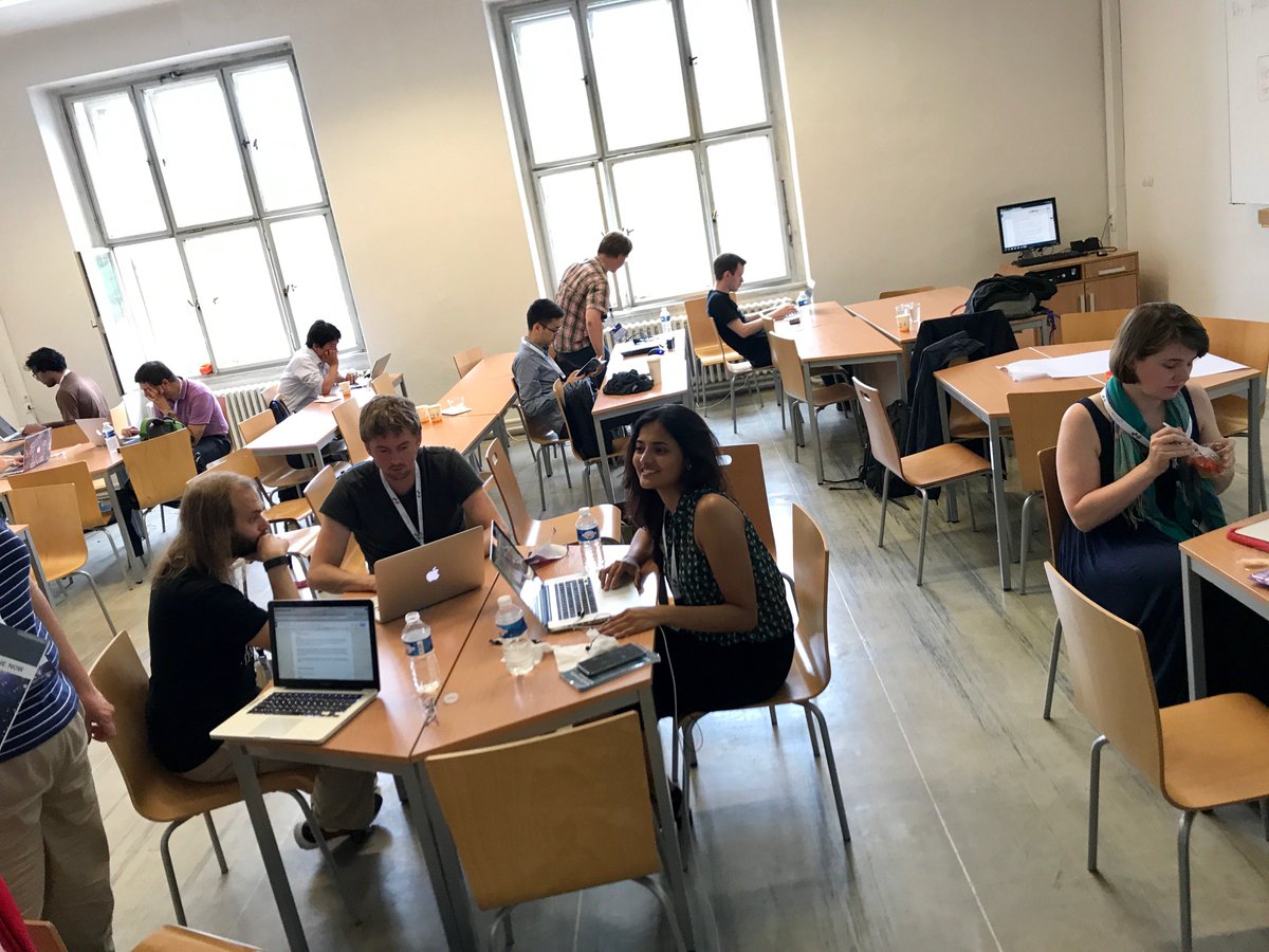 mariekebaan's tweet photo. The #hackEWASS-people are working on these projects in room 304. https://t.co/EkP3fo7YPw #ewass2017 https://t.co/MHQ5ObHg9s