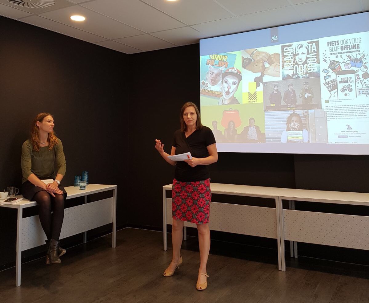 Onze Sonja en Brigitte trappen de kennisbijeenkomst jongerencommunicatie af! Hoe krijg je meer verbinding met ze? #jongeren #campagnes