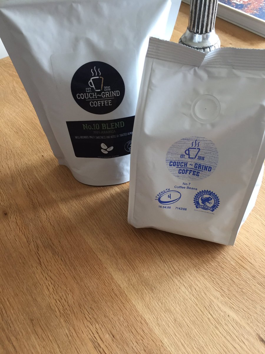A nice surprise from Dave Seymour &amp; @CGCoffee7 through the letterbox today. Can't wait to taste the new blends 👊🏻👍🏼☕️ #coffee #newventure