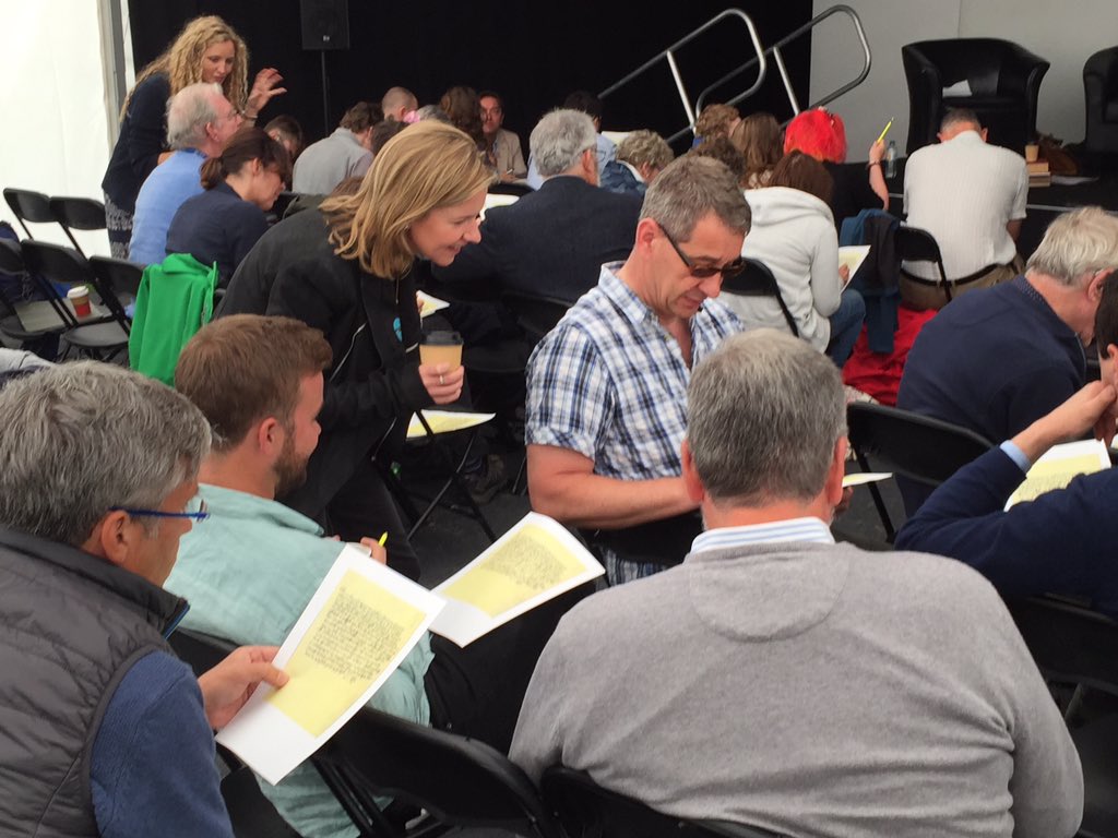 ChalkeFestival's tweet photo. Working hard! At the #historymasterclass @TheHistoryMC #cvhf #amazinghistory https://t.co/C1NfSDe9xP