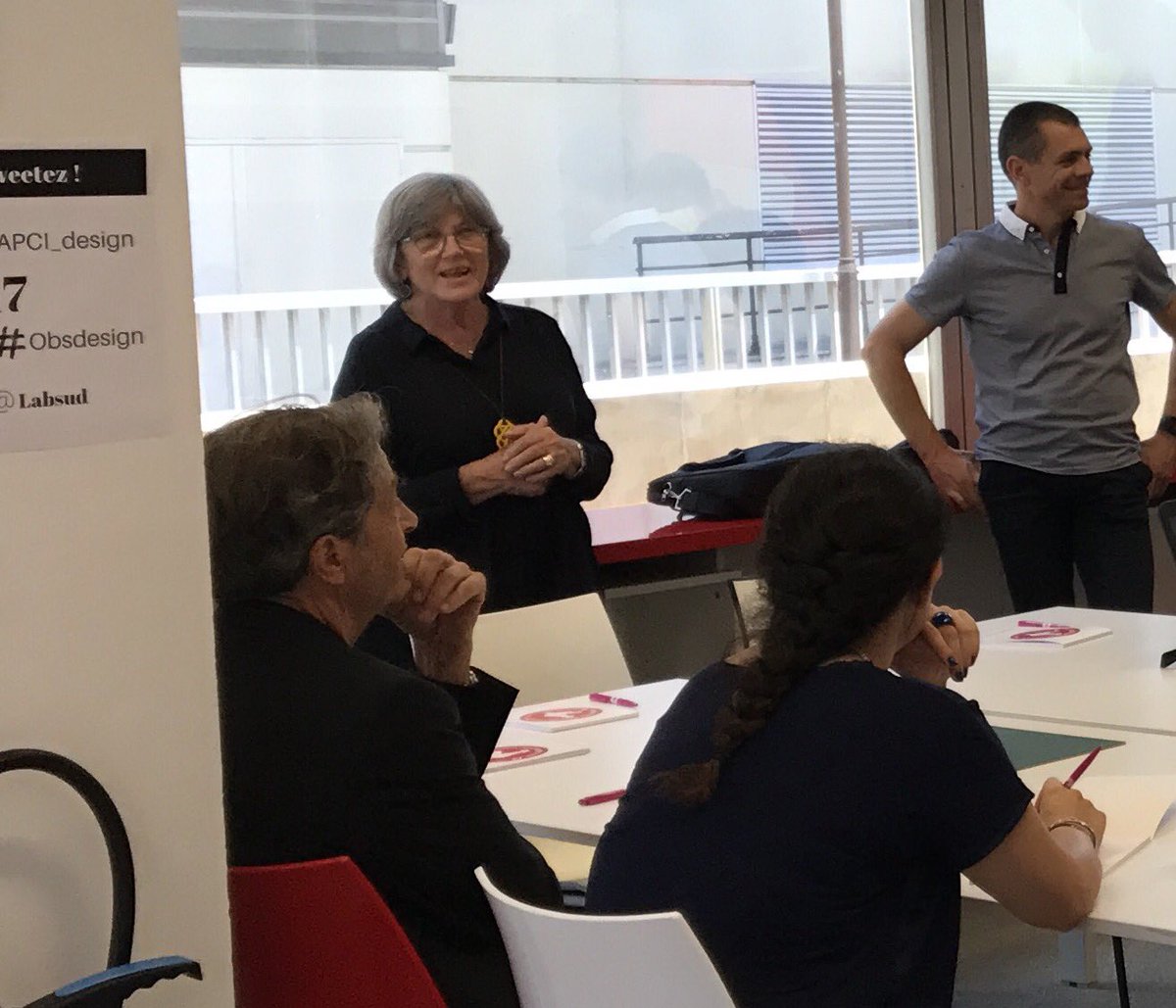 chantal_marion's tweet photo. Représente @saurel2014 #DESIGNLAB#6 #6emeJournéeinternationale @FABLAB #experimentdesign #entrepreneurs #HotelFrenchTech @Montpellier3m https://t.co/OTfSzp8qTp