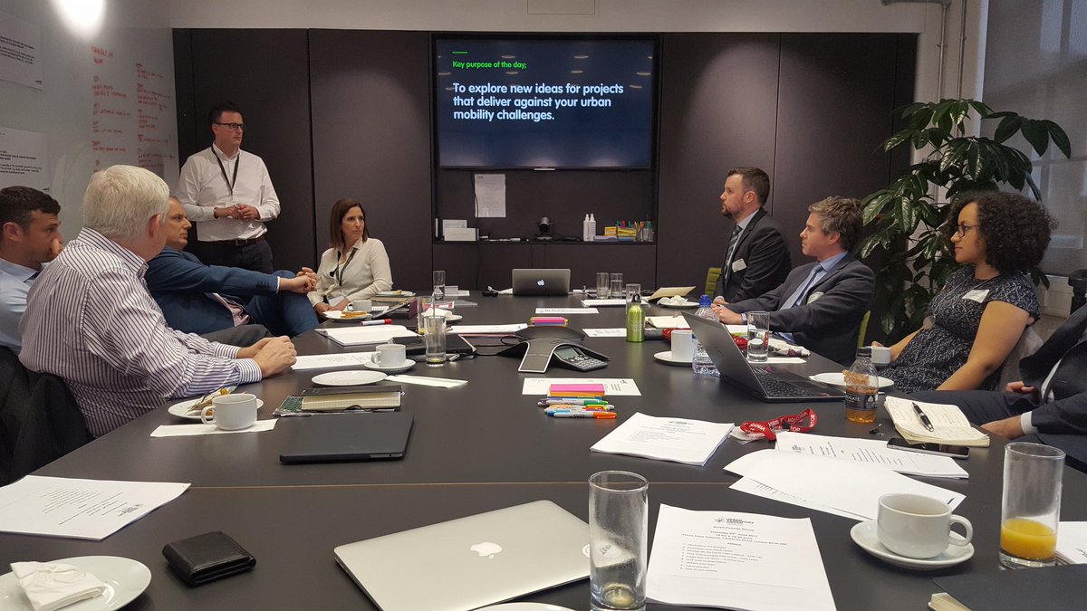 SamMarkey's tweet photo. Great having the @utg_uk Smart Futures Group here @futurecitiescat today exploring #innovation in #mobility. #maas #makecitiesbetter https://t.co/LuUcG8LJfM