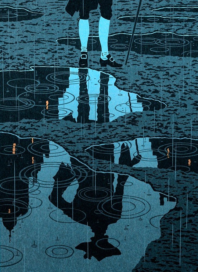NewYorker's tweet photo. “Golden Hill,” Francis Spufford’s crackerjack novel of old Manhattan: https://t.co/ppaLFryOex https://t.co/Y6An961XvA