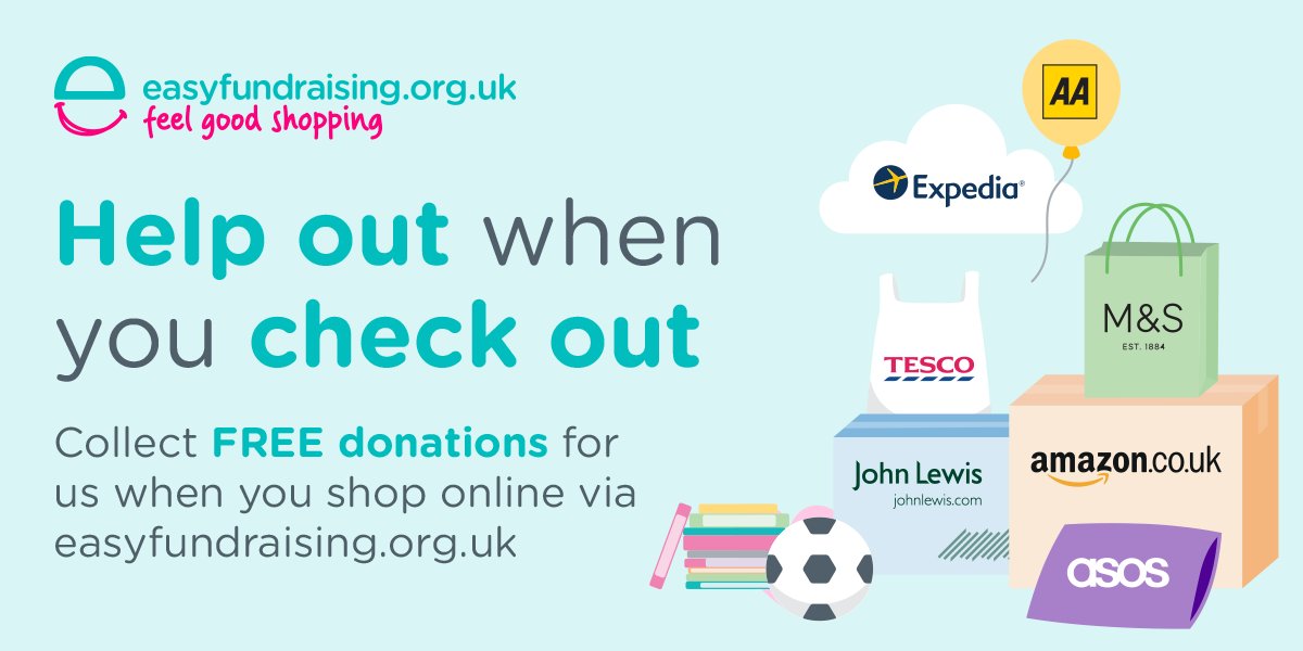 Shop online? You can raise valuable funds for us at no extra cost as you click and shop though EasyFundraising: ow.ly/RrWY30d0yFL
