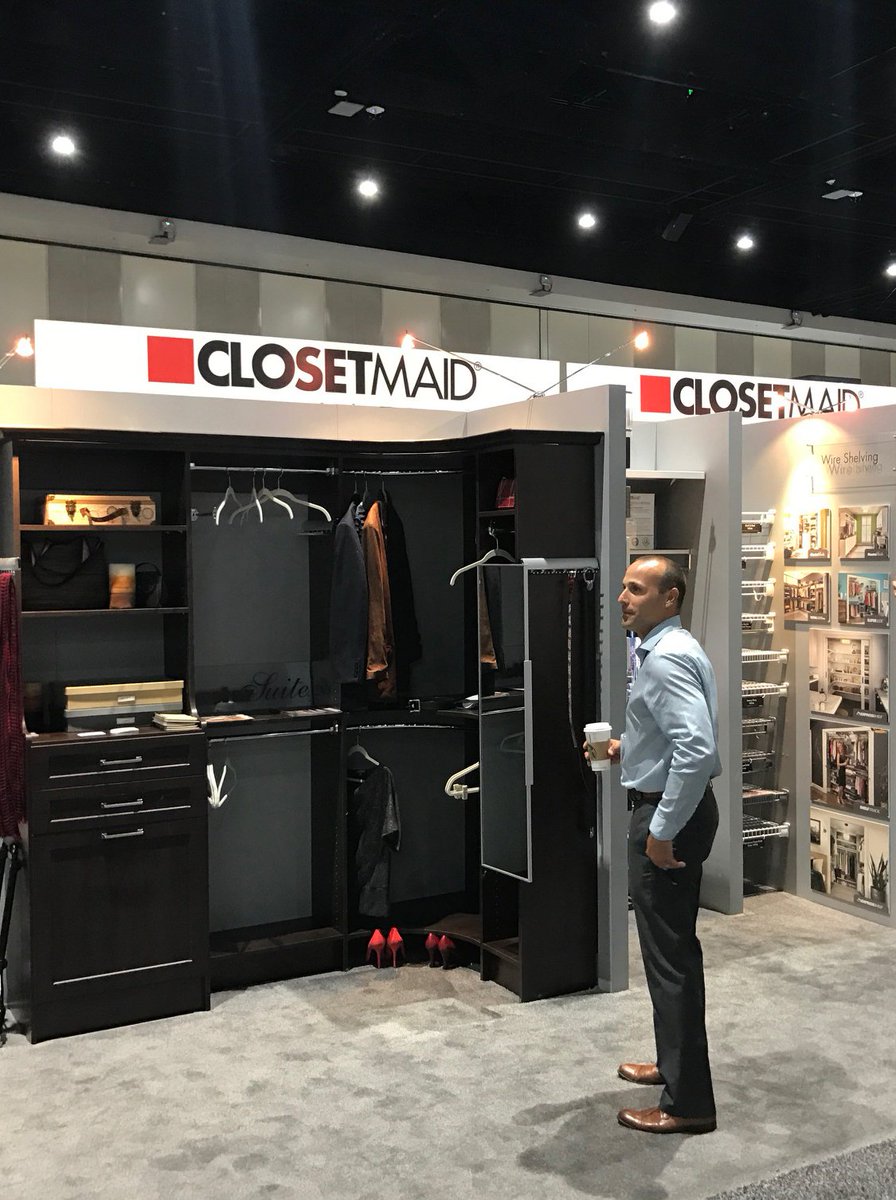 ClosetMaid's tweet photo. Are you attending #PCBC2017 today? Come visit us at booth 2343 and check out our new #ExpressShelf #ClosetMaid https://t.co/8FhE2lx5X5
