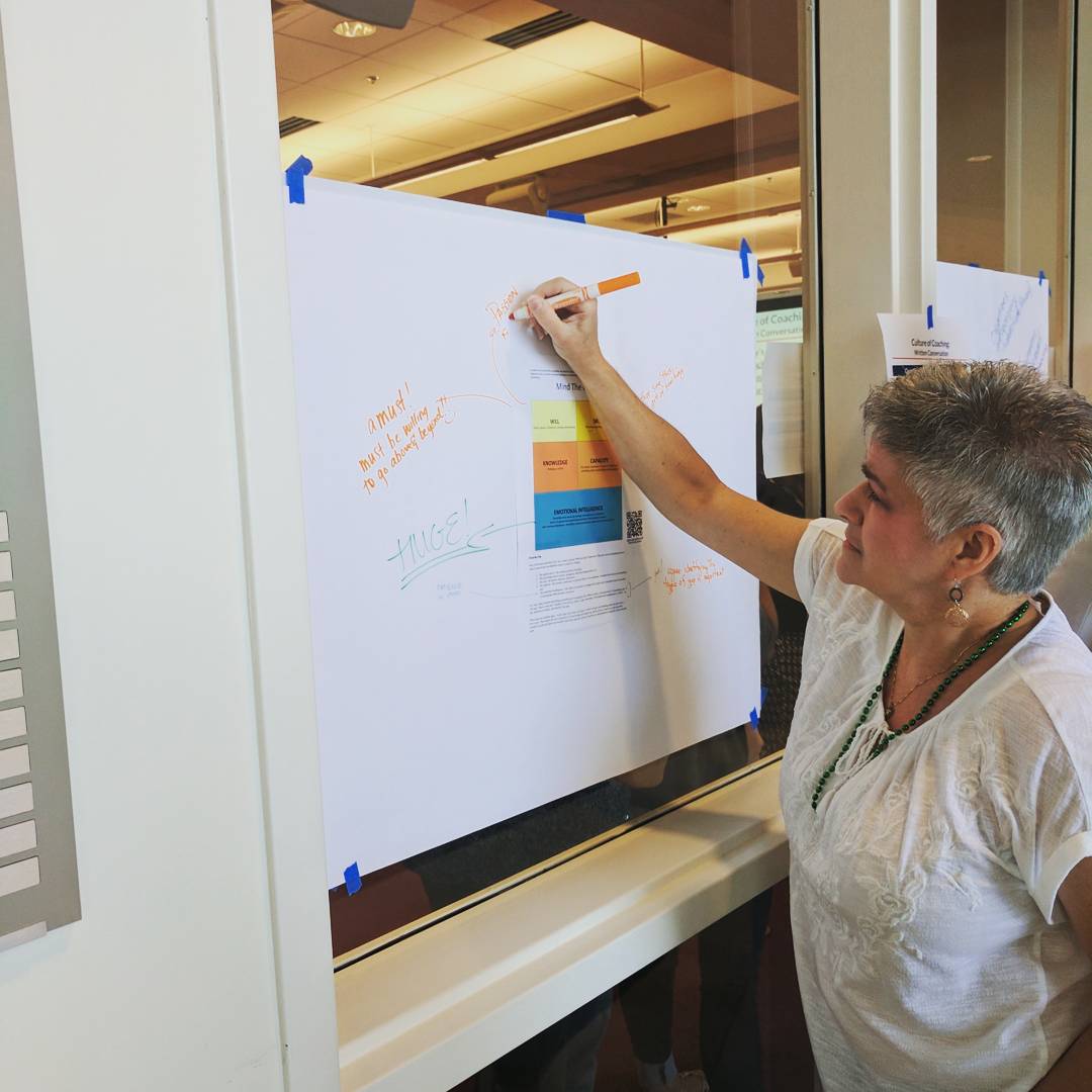tavia_clark's tweet photo. Johnston Co. TLCs engaging in Written Conversations to examine coaching & learning frameworks. Their comments are truly powerful! #jcpsequip https://t.co/wK6YBXY25j