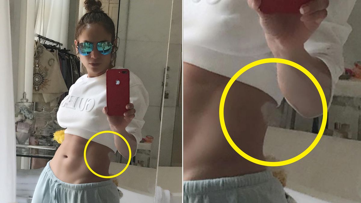photoshopped celebrity jennifer lopez