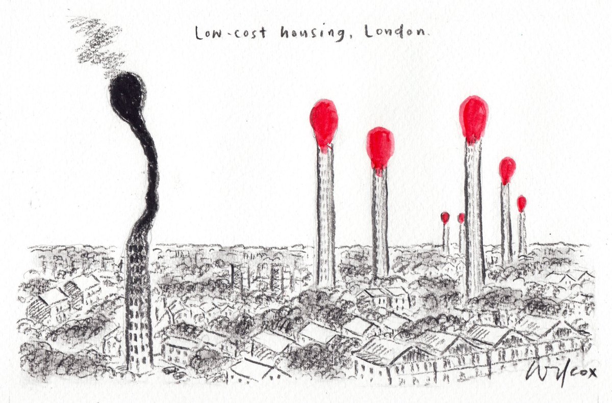 TheDesignThree's tweet image. Low cost housing in London. #GrenfellTower