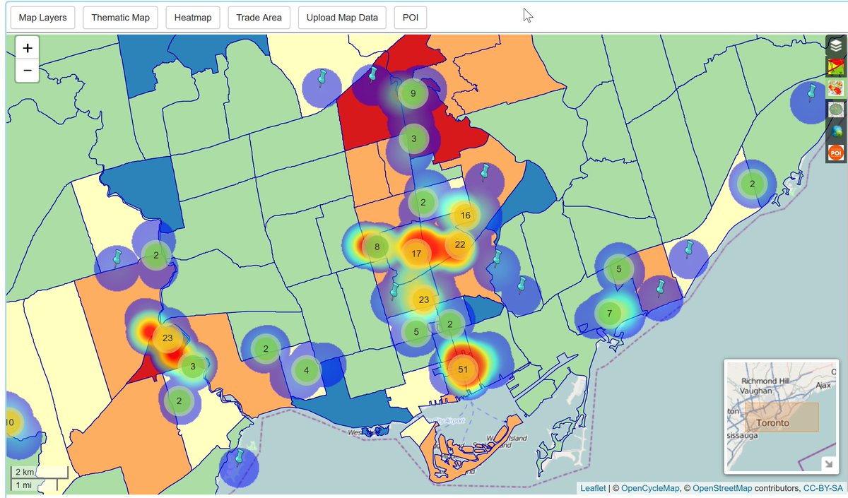 Find your ideal customer and gain spatial insight using our colourful heat maps and thematic maps to help you make #SmarterDecisions