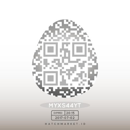 Hai Hatcher !! Scan atau masukkan eggcode saya MYXS44YT di #hatchmarket