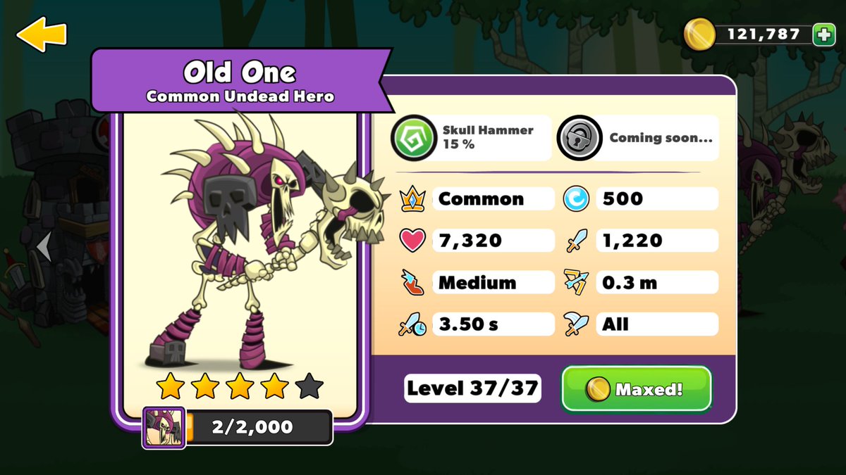 BtsBushido's tweet photo. My first lvl 4 hero!! @TowerConquest @BTSKamakazi https://t.co/N36nOVPYts