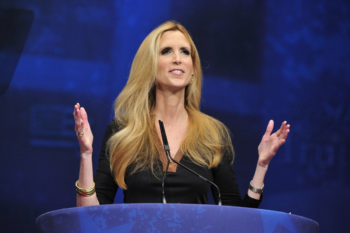 PoliticsChattr's tweet photo. After her feud with #Hannity, let's review Ann Coulter's history of, er, "controversial" comments. – https://t.co/lEHyRHeSkc https://t.co/Pyvg3xGaCh