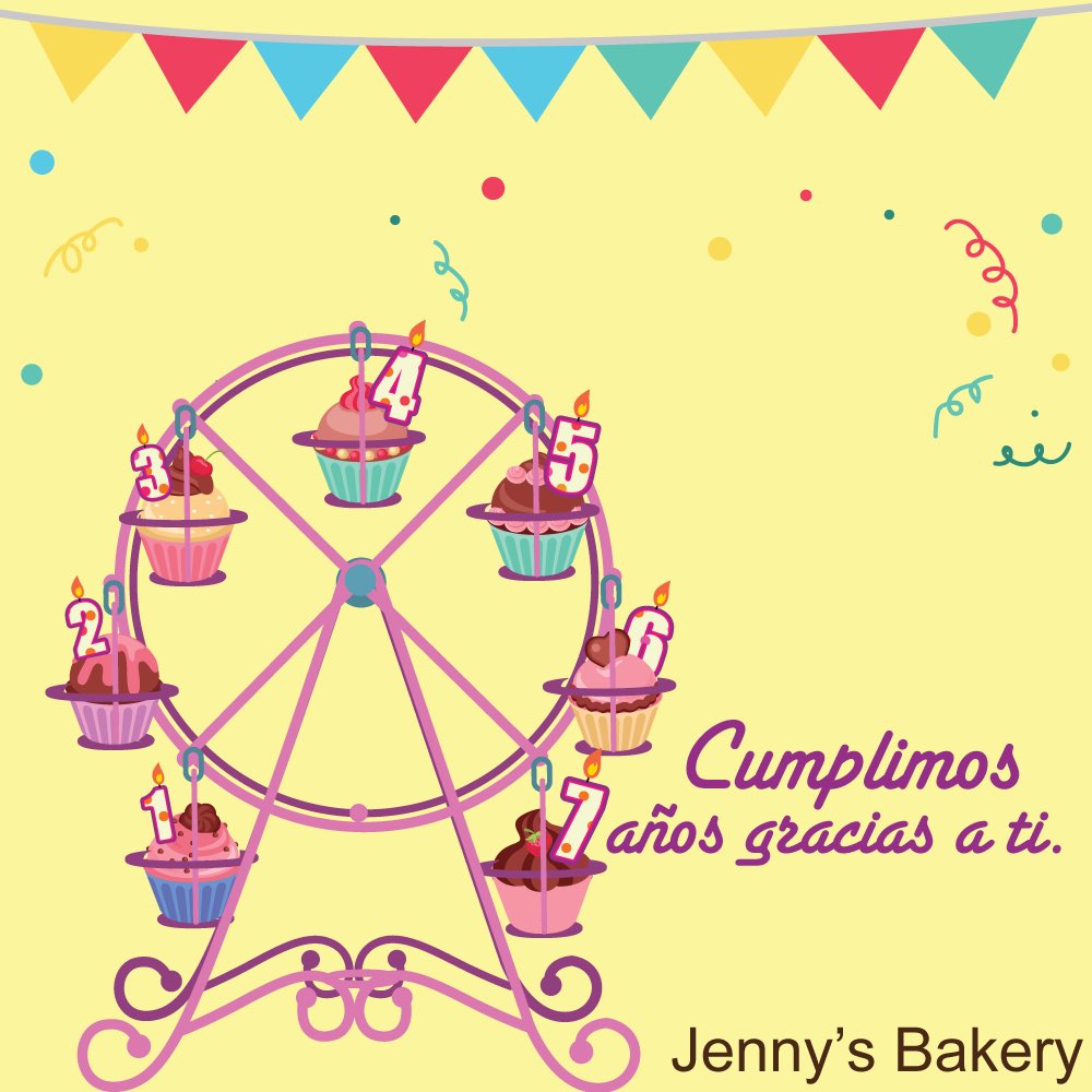 JennysBakeryMX's tweet photo. Cumplimos un año más!!!

Gracias por dejarnos estar presentes esos días tan especiales y endulzarlos con Jenny's Bakery.
Cupcakes For You. https://t.co/guGiOEYPbG