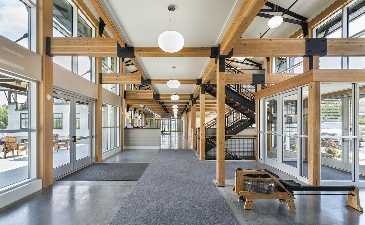 unionstudioarch's tweet photo. We loved working with @WaterRower on this new bldg in #WarrenRI - beautiful example of a thriving #RIBiz. https://t.co/m2uprAcIZ1 https://t.co/XI6JWmOuRS
