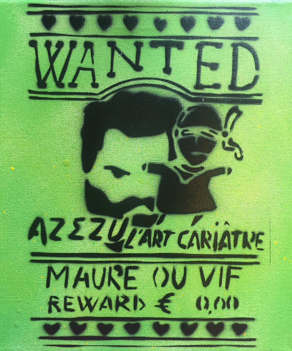 Azezu_Official's tweet photo. "MAURE OU VIF TERRE"
By #Azezu
Série 3/4
.
#art #artist #street #streetart #streetartist #paint #painting #western #cowboy #corsica #corse https://t.co/YZxVUaL694