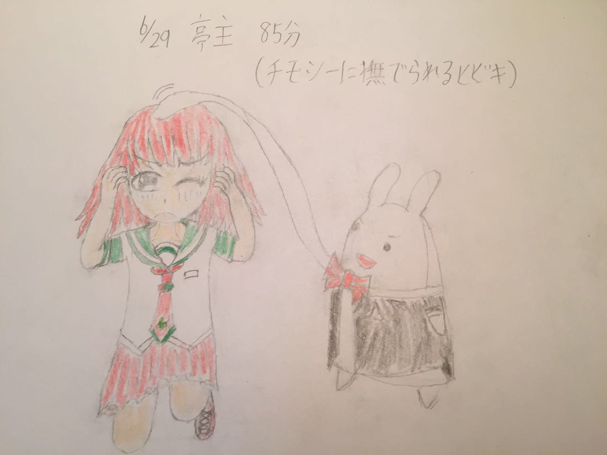 あんハピ 広報部 はなこで五月病治療キャンペーン 雲雀丘瑠璃 6週 Twitter वर あんハピ 自作絵第40弾 累計53枚目 リクエスト 題名 伸びるチモシーの手に撫でられるヒビキ ポーズ 頭を抱える 片膝立ち 撫でる 向き 正面 斜め横 線画 やや良好 キャラ 萩生