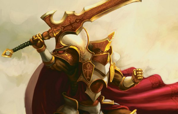 LEXICANUMWIKI's tweet image. A polarizing and compassionate defender of #Menoth... ow.ly/103Mlr #privateerpress
