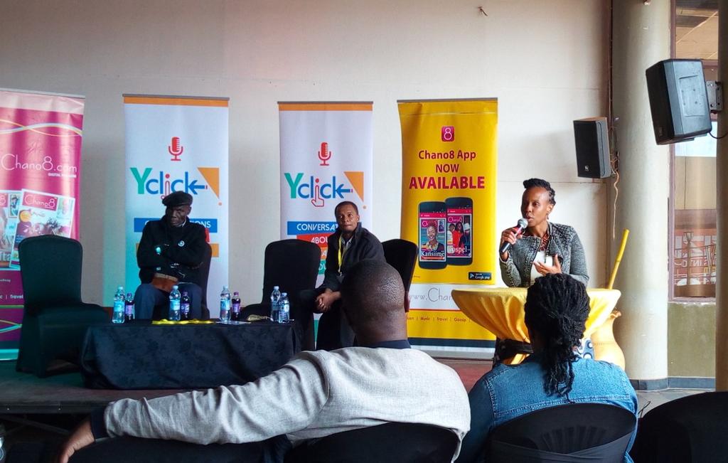 lemuelonen's tweet photo. Elizabeth Mushabe of SMSONE with the legendary Oliver Mutukudzi and Richard Njau. #Yclick2017 https://t.co/66Va73wWfg