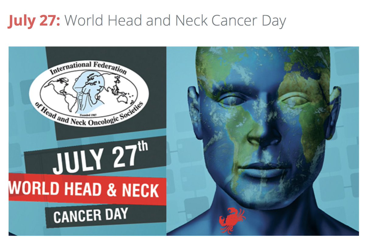 Dissecticon's tweet photo. A day for a moment of quiet thought and respect for my many stoic Head &amp; Neck ca. patients. Bravest people I know. https://t.co/4TOhxqdsbe