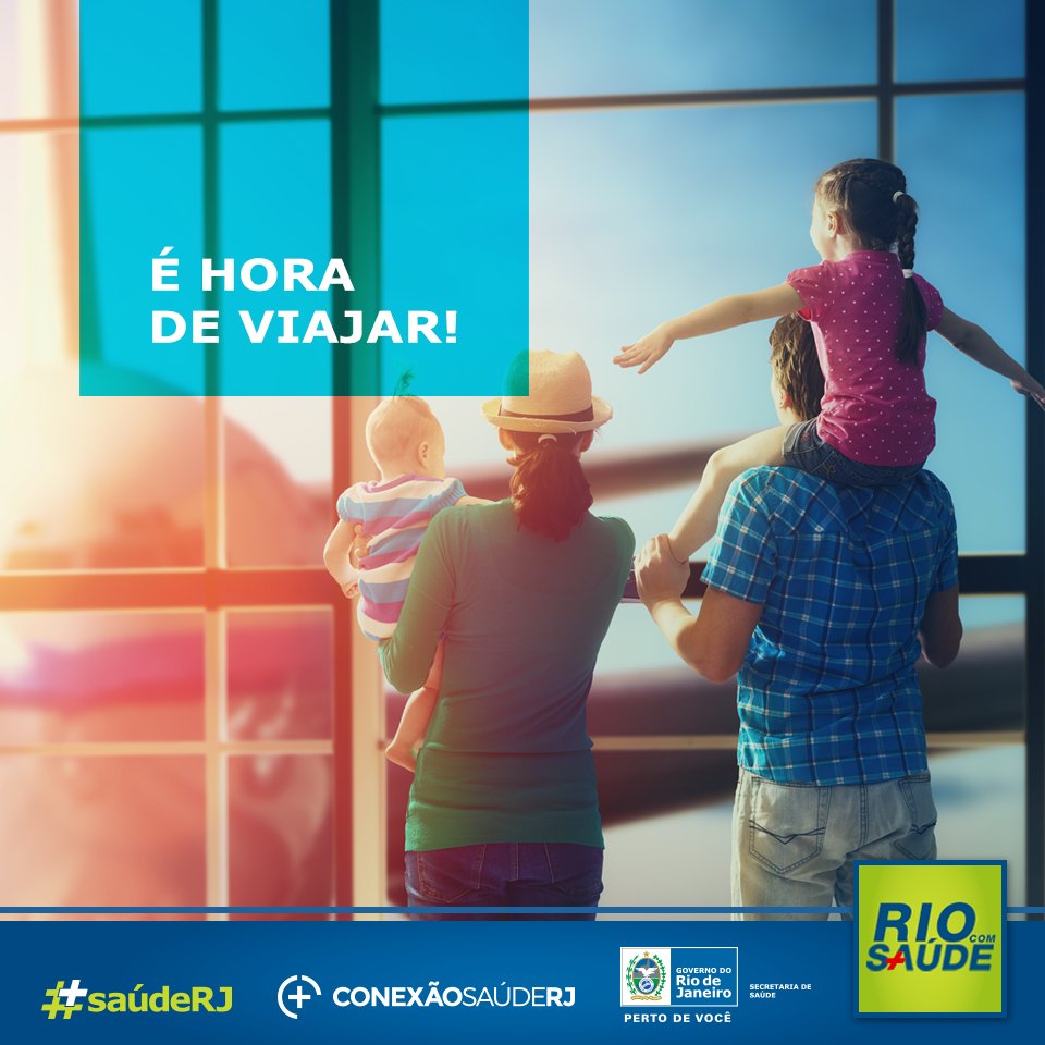 As férias estão chegando e é hora de curtir.
Acesse o guia de saúde do viajante e saiba informações: bit.ly/2sTiYz1