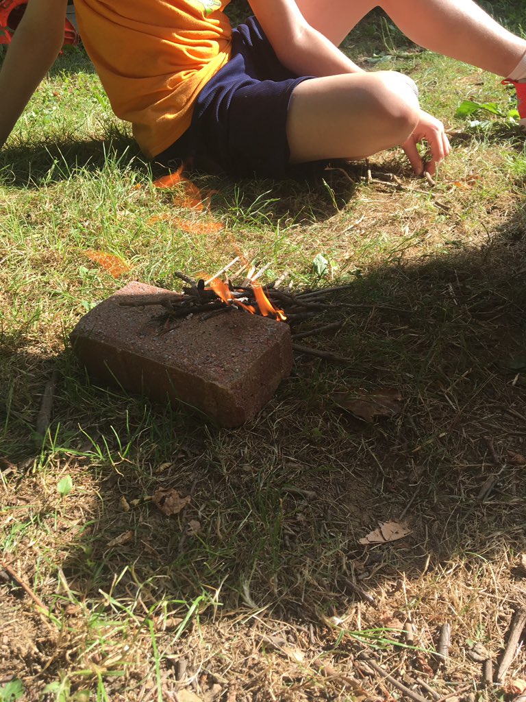 CongoSeniors's tweet photo. Senior 2 and 3 making fires at Outdoor Ed #FireBurning #LIT #flamesburnliketheloveforourcamp https://t.co/2S8UPIg9HX