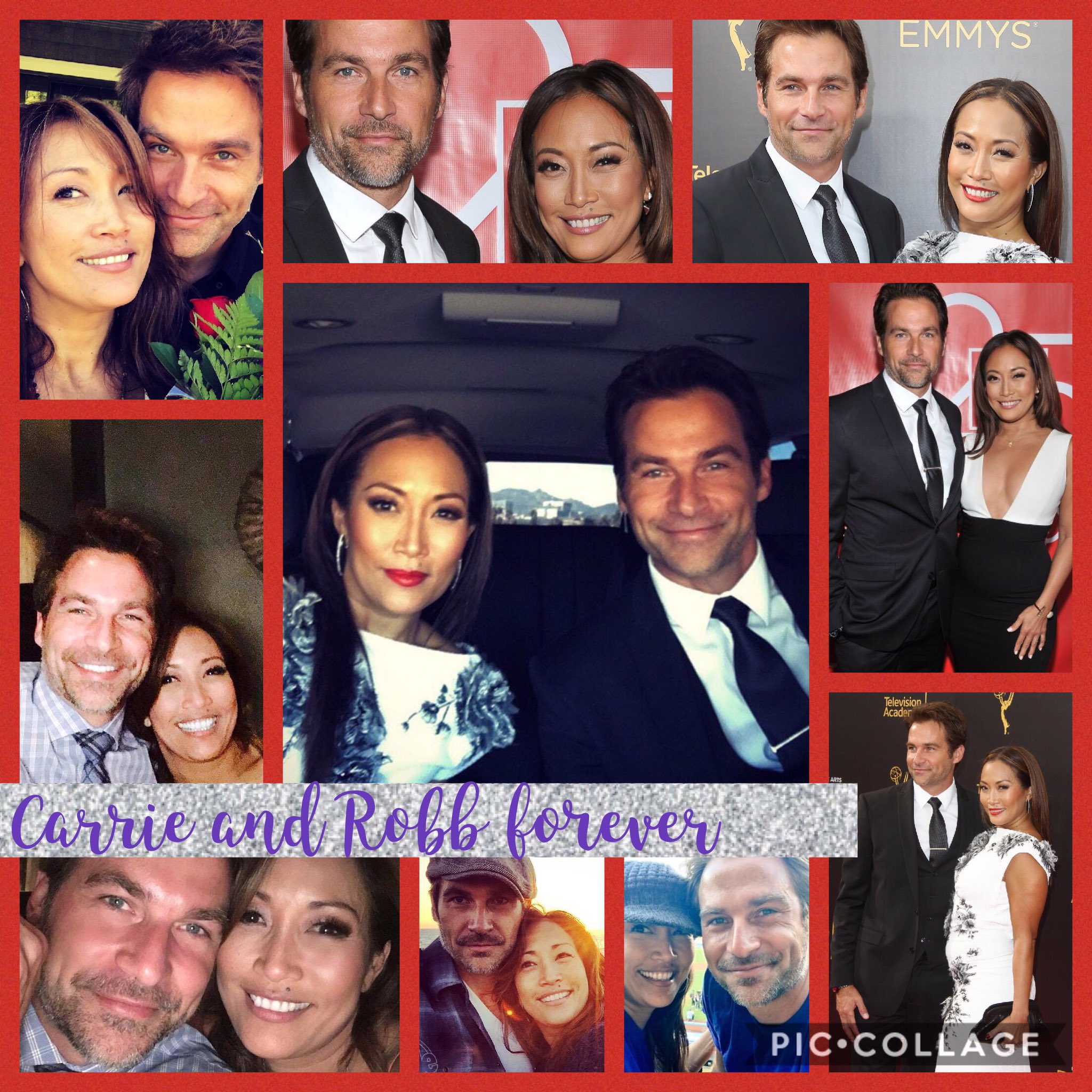      Carrie Ann inaba and Robb Derringer make an adorable couple. Happy birthday Robb.      