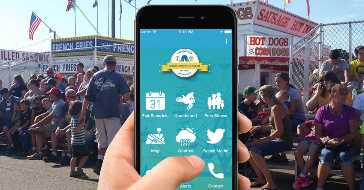 casscountymi's tweet photo. Download the official Cass County Fair app to see everything that is going on at the fair this year. https://t.co/JdI2Lv6URw https://t.co/o7mc0aBqzF