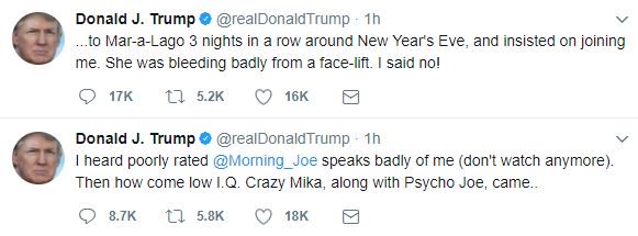 GMD2GMD's tweet image. These are tweets from our President on his 159th day in office - HE IS #NOTSTABLE !  #TRUMPVOTERS ARE YOU PAYING ATTENTION ?!?!