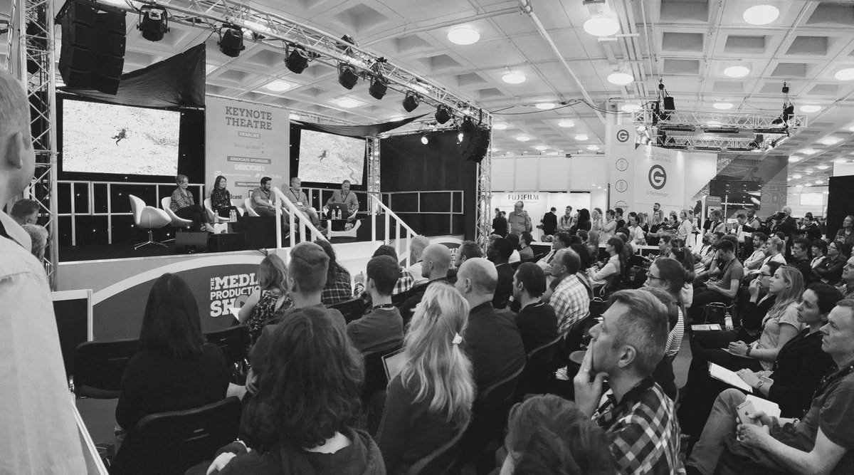 JamesFrench95's tweet photo. Throw back to the @mediaprodshow Highlight has to be the Planet Earth II discussion. Epic! #TBT #MPS2017 #PlanetEarth2 https://t.co/4fr5rmK3d3