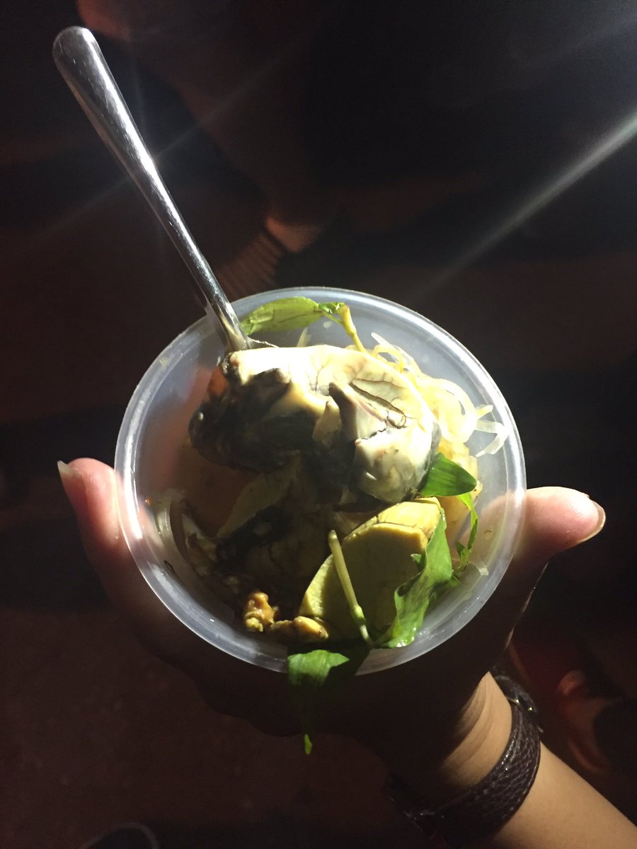 Embryo Duck Egg anyone? Respect to <a href="/stuart_tarff/">Stuart tarff</a> for trying while on our food tour. @elioruk <a href="/LexyFood/">Lexington Catering</a>