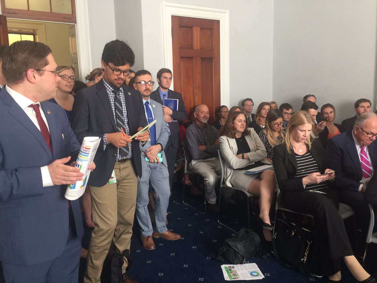 LombardiCancer's tweet photo. Lombardi's Dr. Weiner is speaking at the #CancerCaucus today on Capitol Hill. Standing room only! #CancerResearch https://t.co/OwzaEUgU5c
